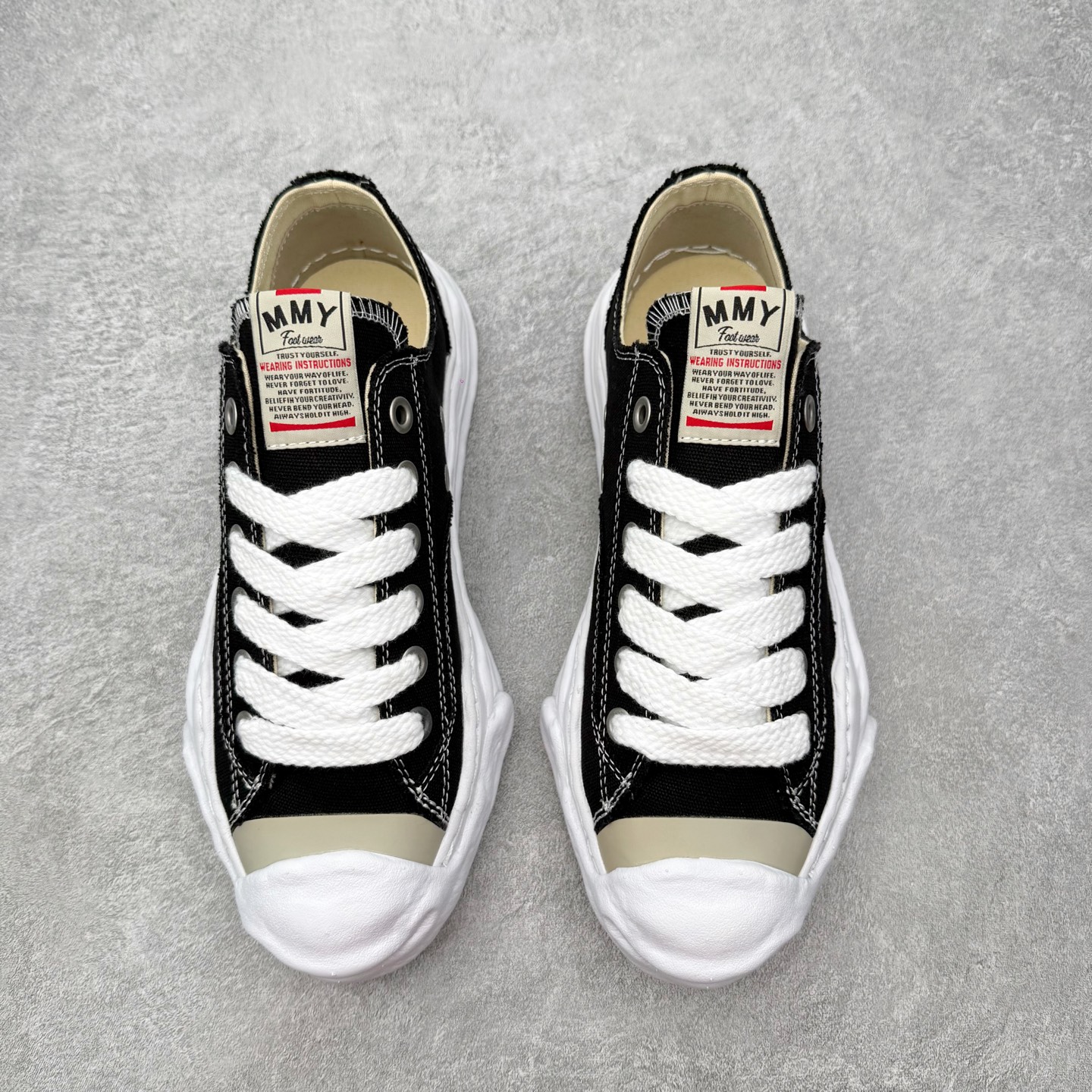 Maison Mihara Yasuhiro MMY "Hank" OG Sole Canvas Low-top Sneaker