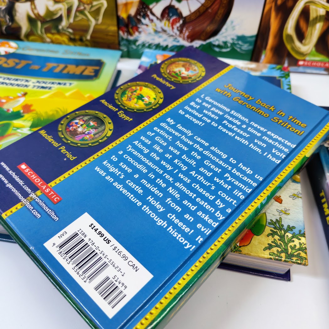 Geronimo Stilton Journey Through Time 8 books 老鼠記者時空穿梭世界8冊    S66
