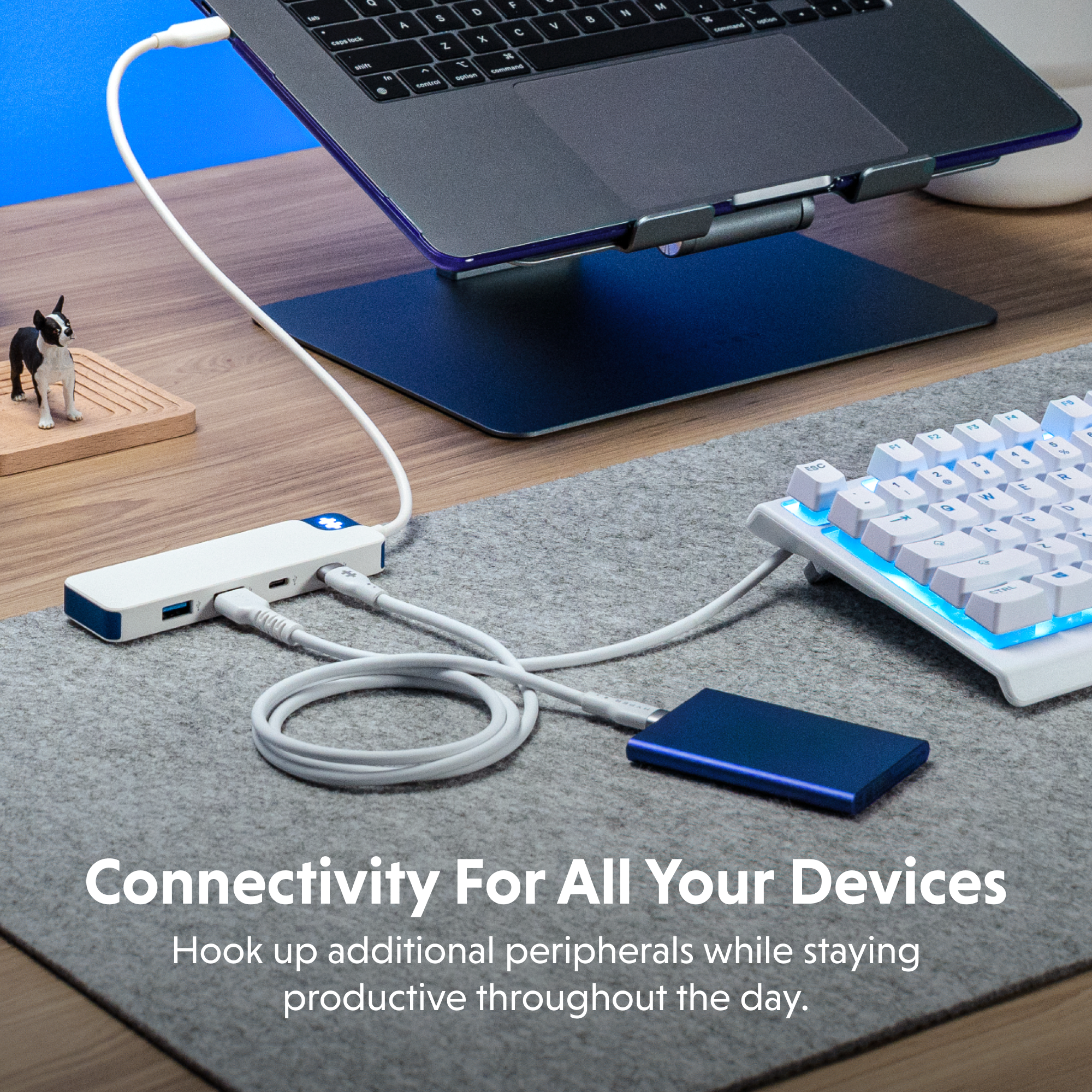 HyperDrive Flex 四合一 USB-C 集線器 HD5200BUGL