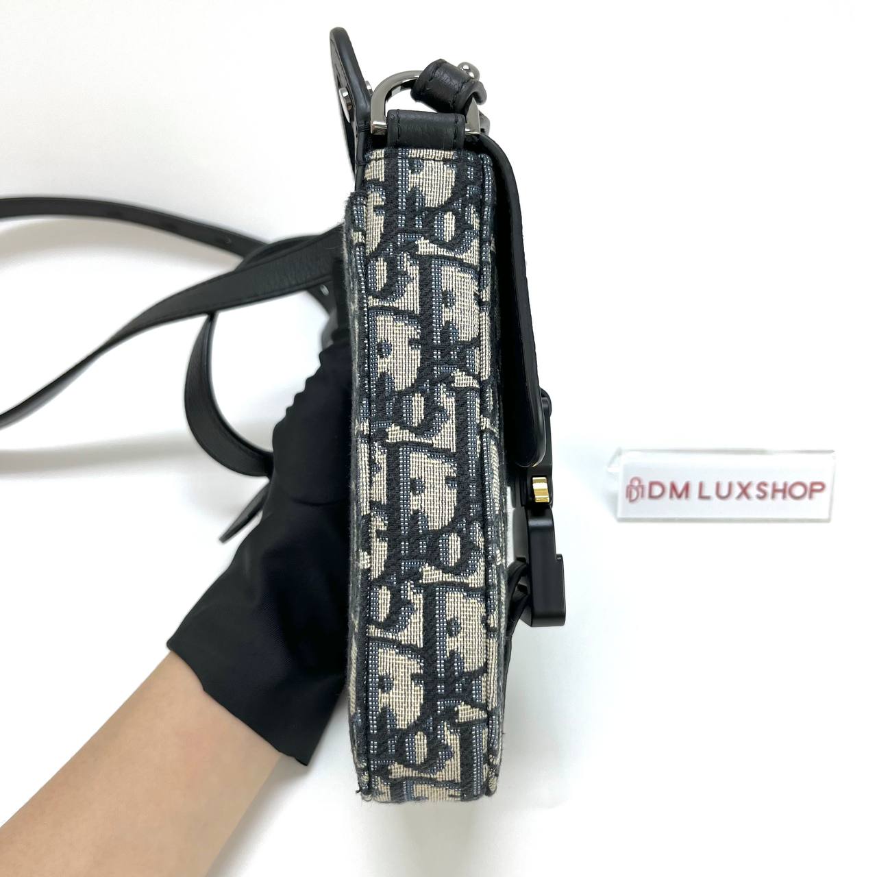 Dior Oblique Vertical Saddle Pouch