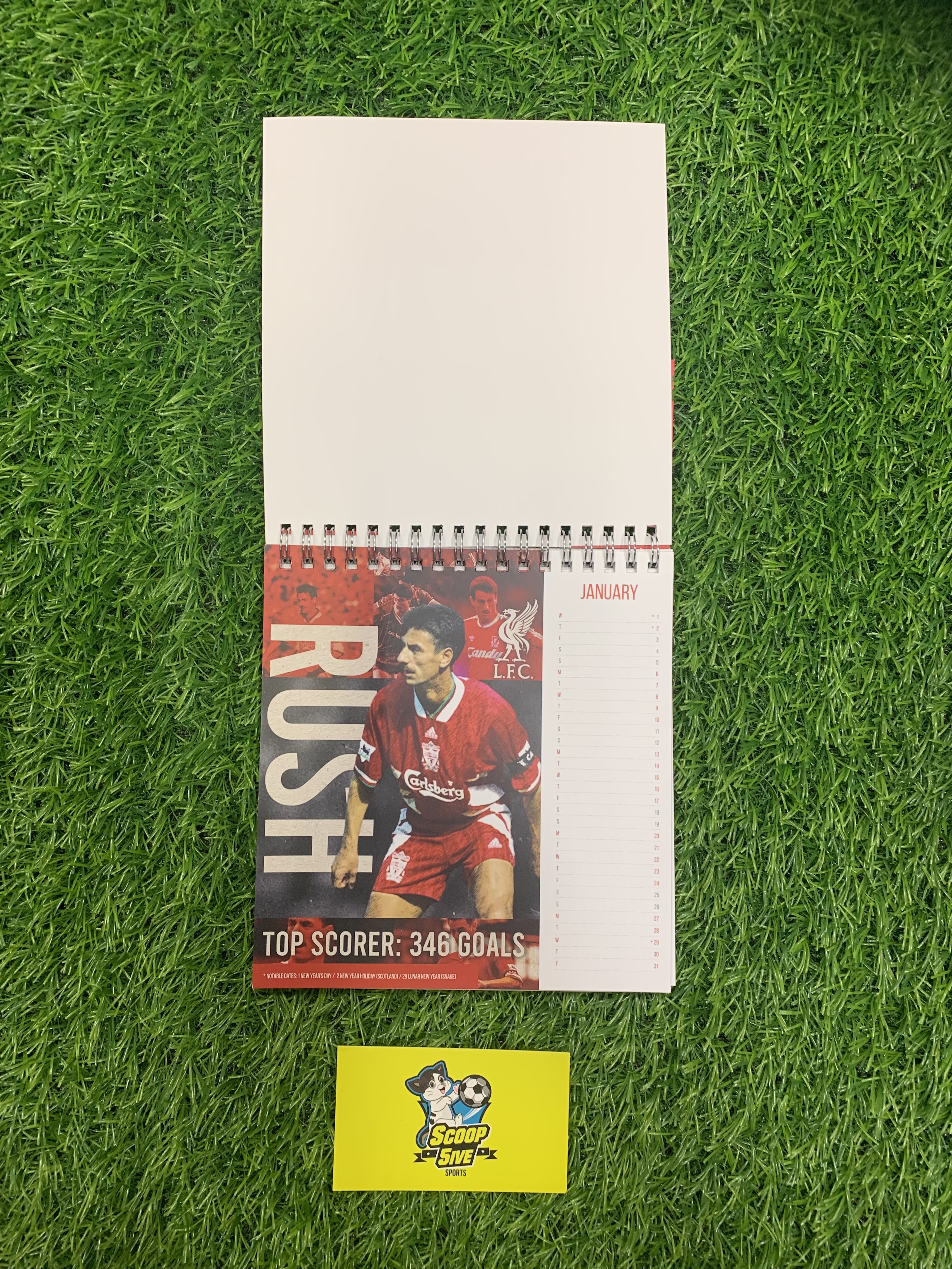 2025 利物浦 月曆 坐枱曆