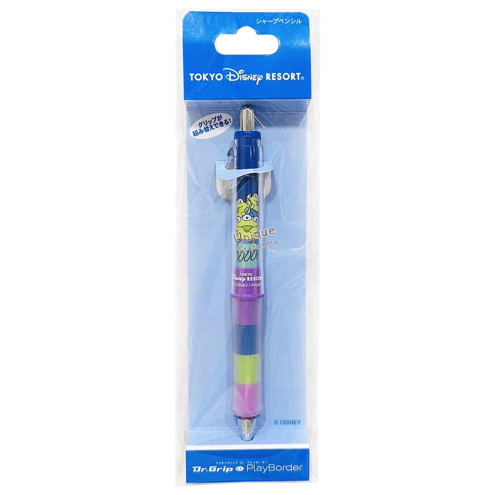現貨｜【日本 Disney Store 限定】Aliens 三眼仔 日本製 Pilot Dr.Grip CL PlayBorder 0.5mm 鉛芯筆 (054189)