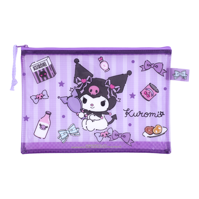 Kuromi PVC Mesh Bag (M) 文件袋 (中)
