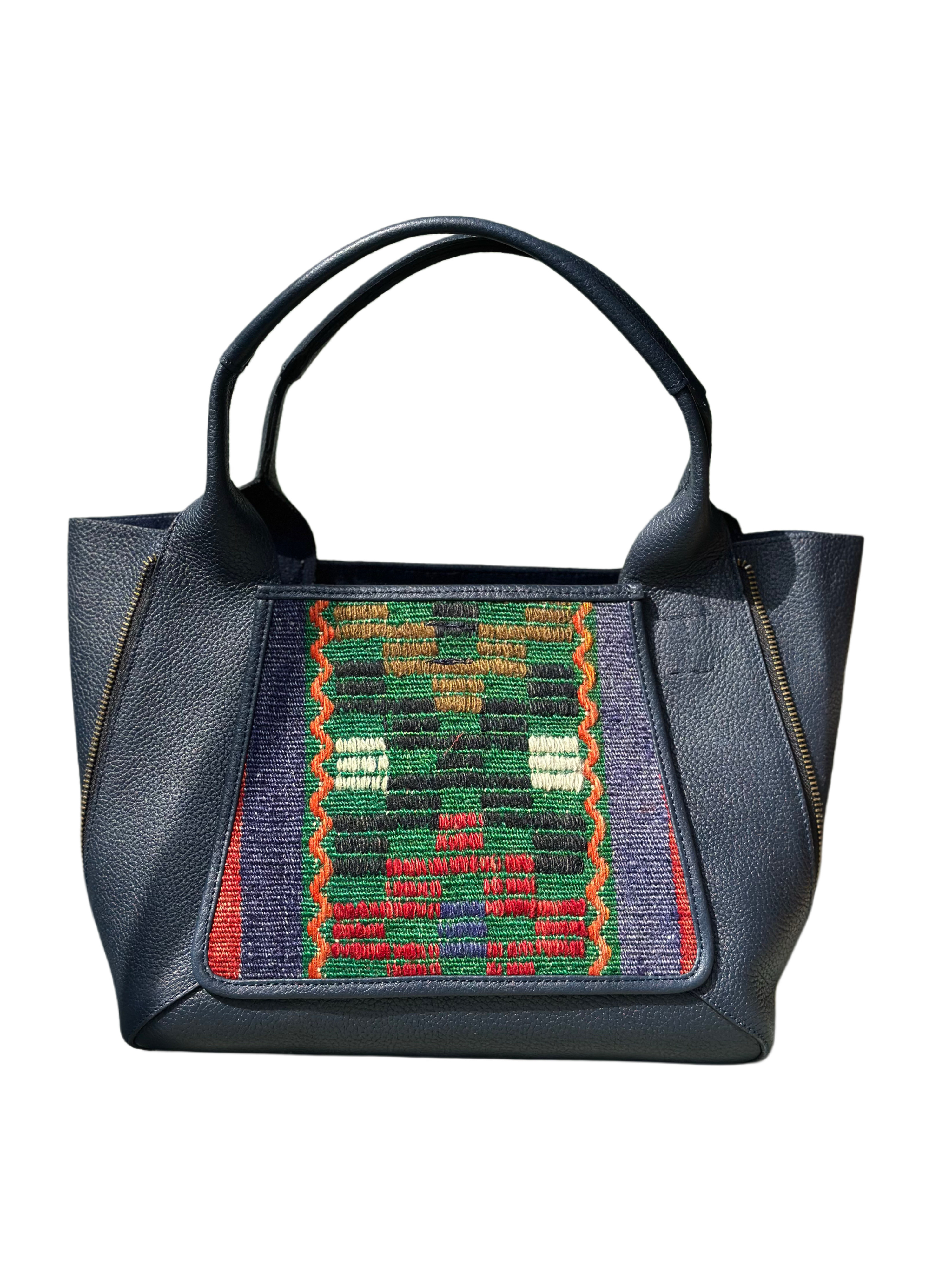 K23 土耳其真皮地氈手袋（深藍色）