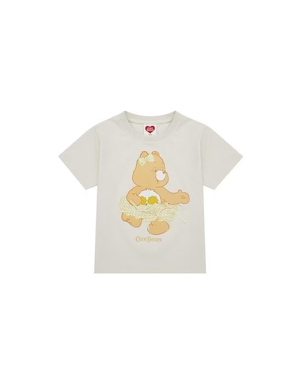 0672 彩虹熊親子晾感tee ➕發圈 