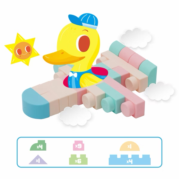 Wonder Child 馬卡龍軟積木 - 25pcs