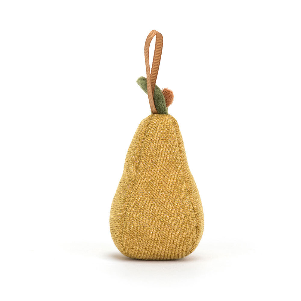 JELLYCAT Festive Folly Pear 金梨吊飾