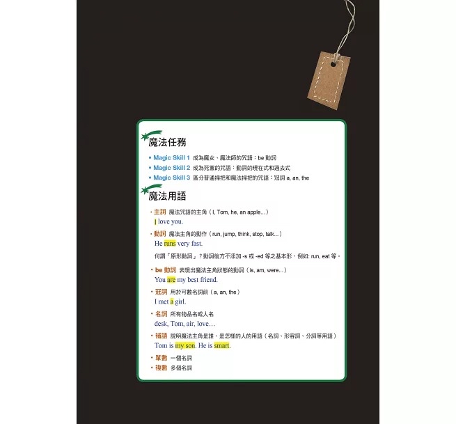 人類 英文文法魔法書：GEPT初級必考文法重點