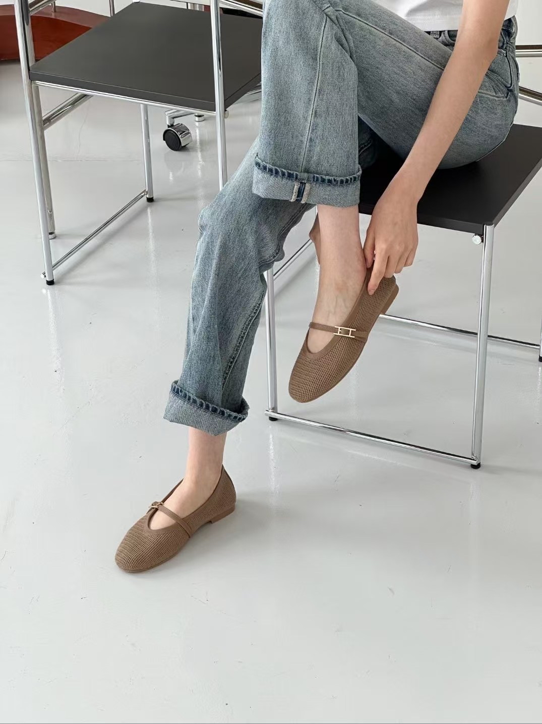 假日Maryjane藤織平底鞋 *Special price*