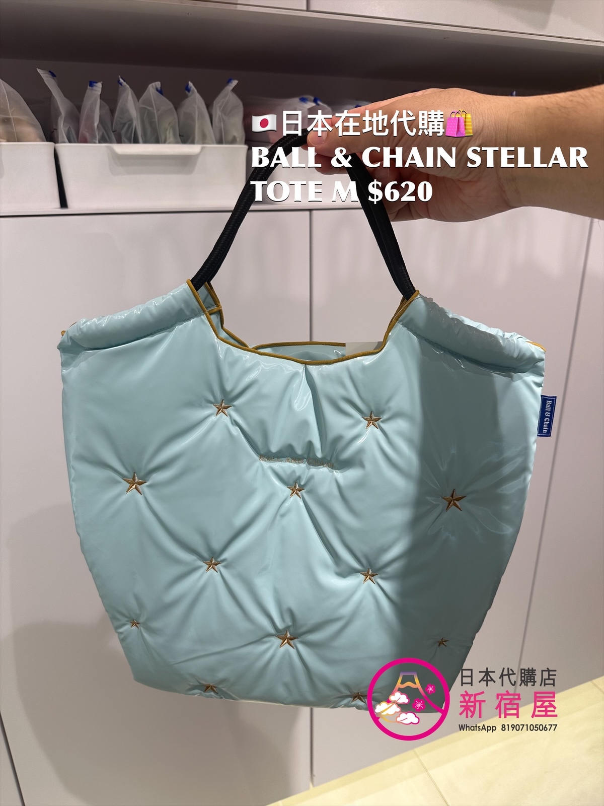 BALL & CHAIN STELLAR TOTE M