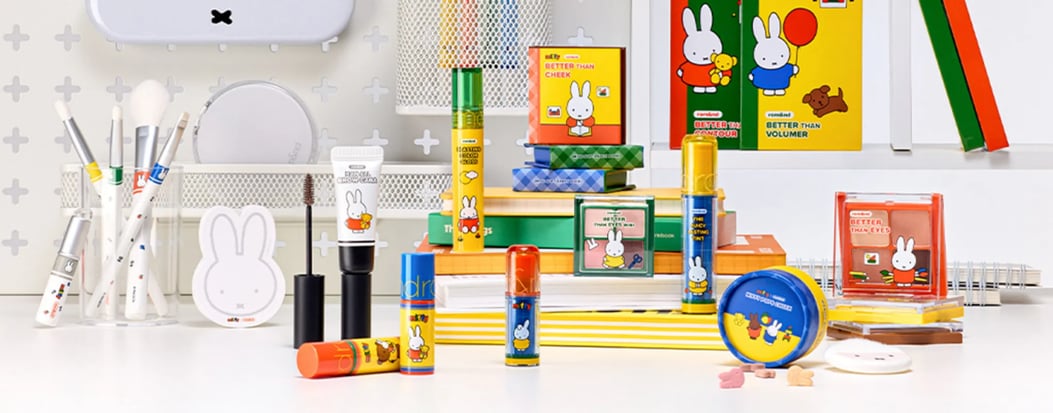 新登場 [韓國直送] Miffy Rom&nd聯乘限定 Pops Cheek 4色胭脂粒粒