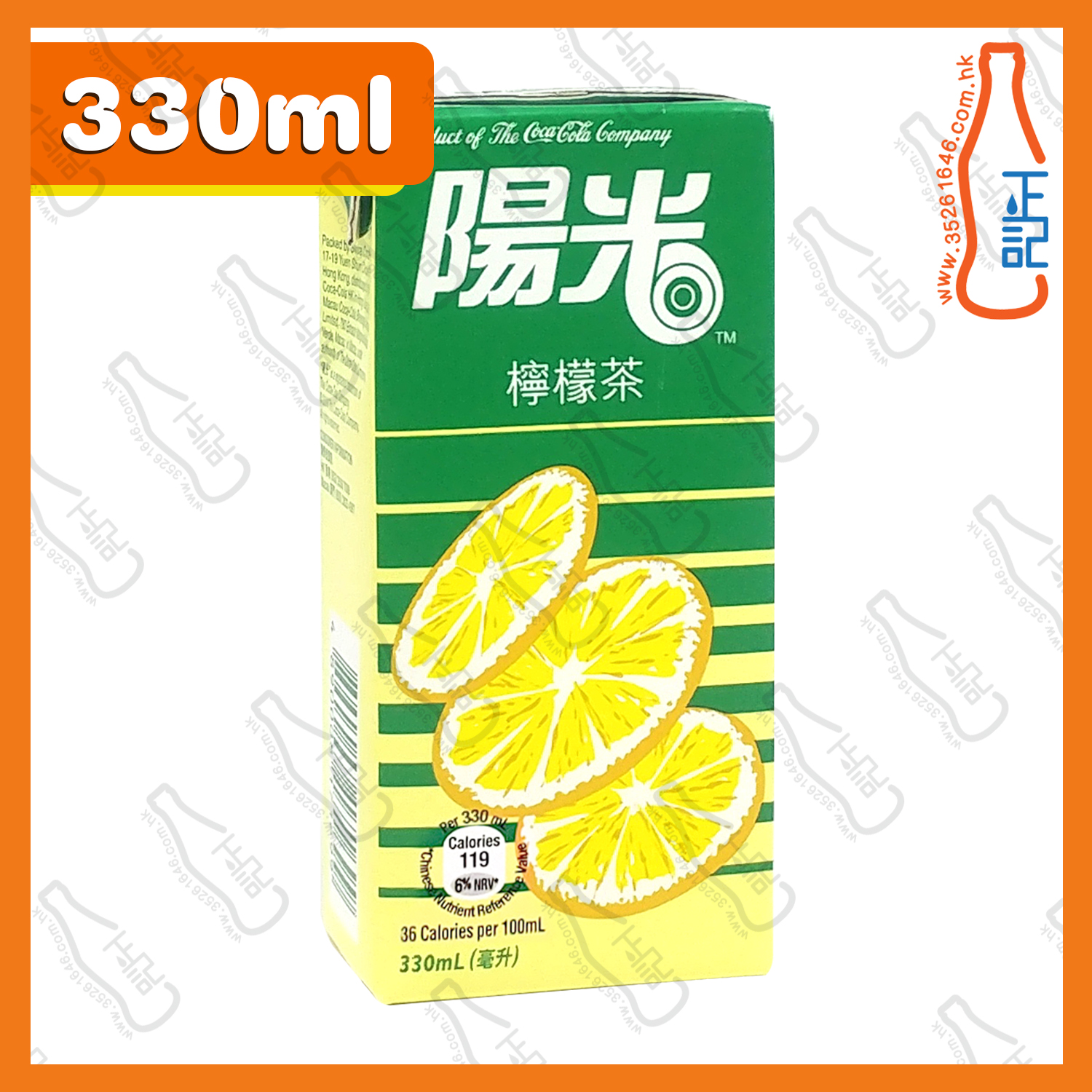 ==(大)陽光檸檬茶 330ml x【12包】/份