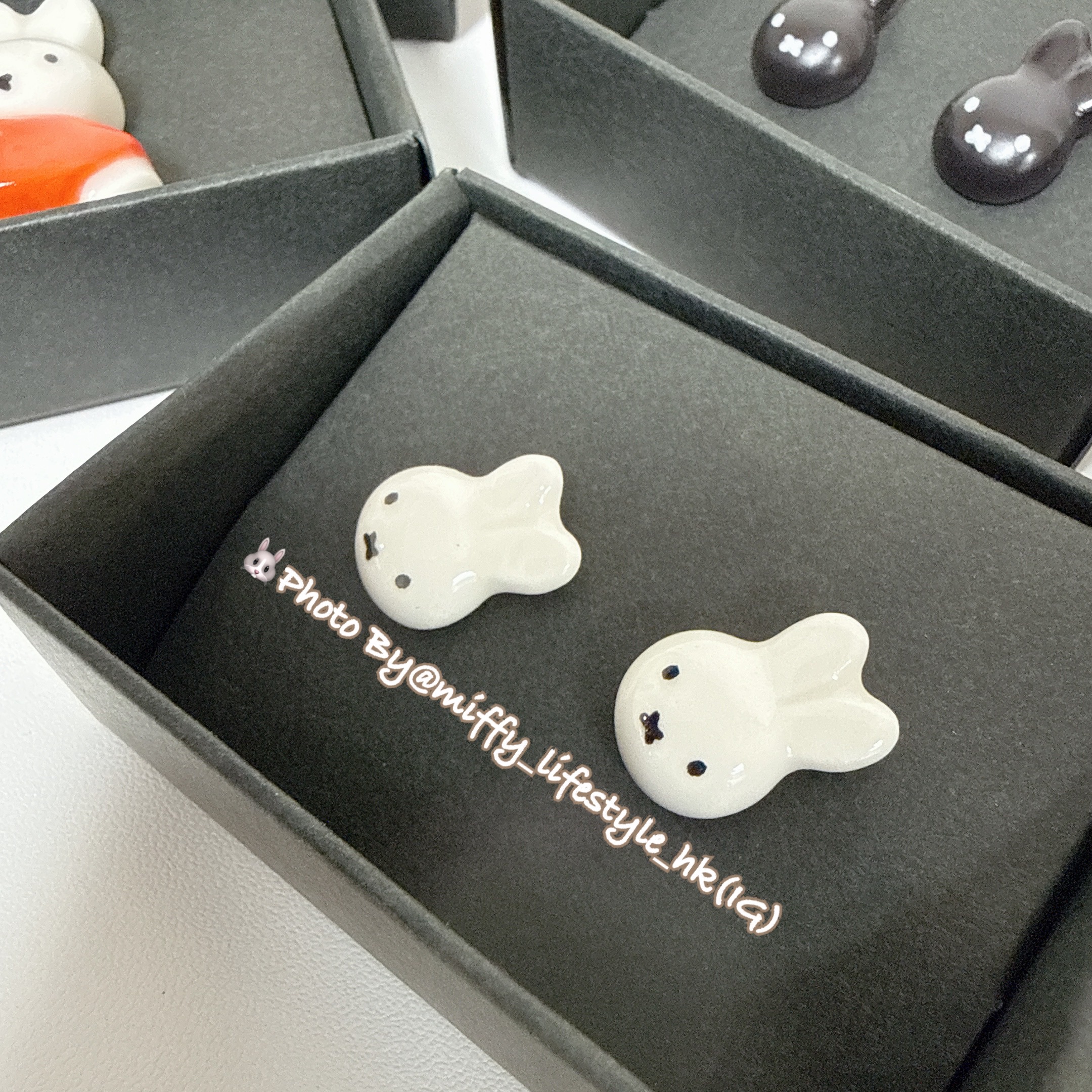 🐰第3團Pre Order  - miffy  "美濃燒" 耳環.  Made in Japan🇯🇵  ( 📦 大約5月中到貨, 若遇到缺貨或其它因素貨期會延遲 ）
