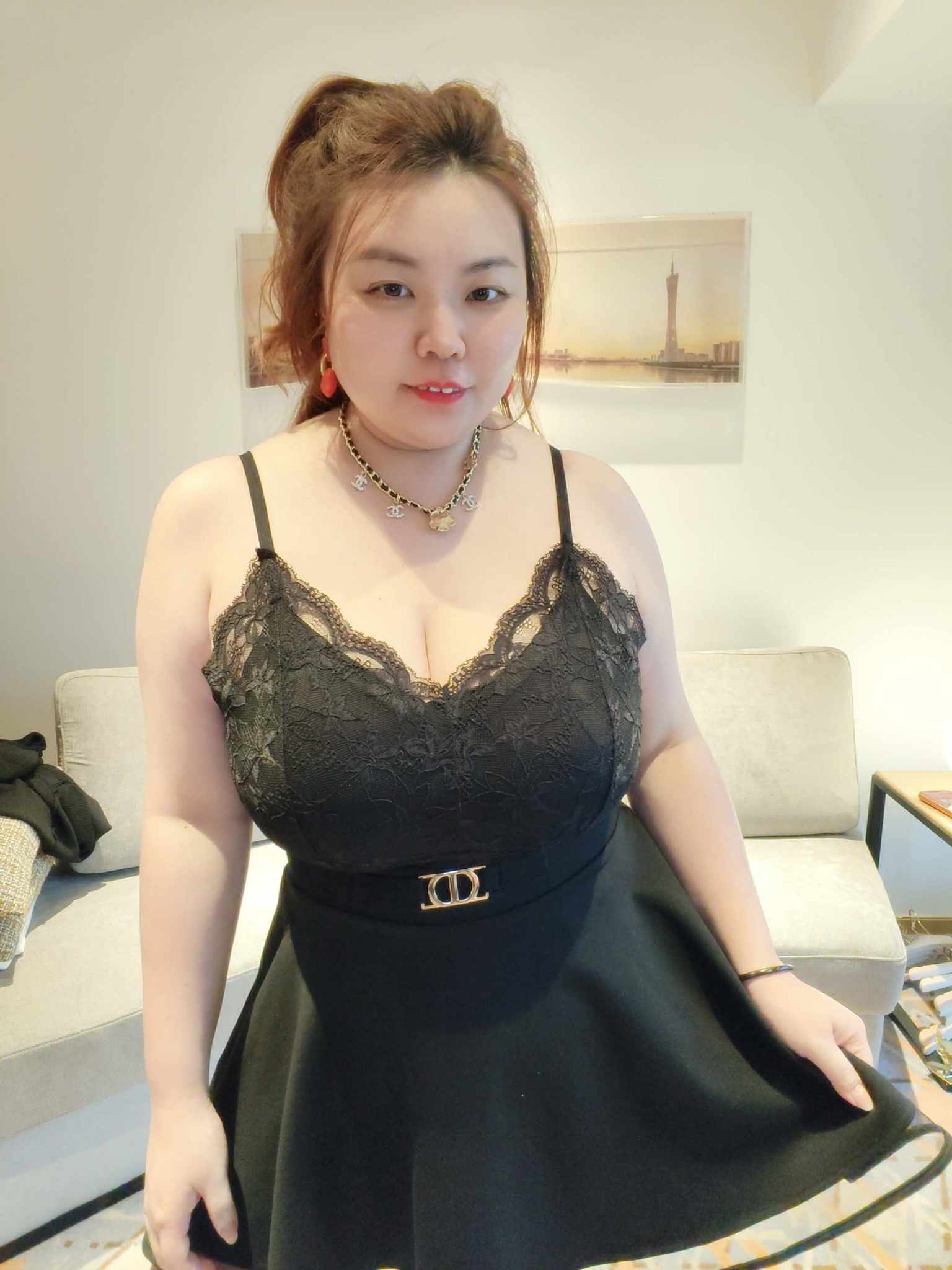 YCH07 6201 蕾丝附胸垫小性感背心