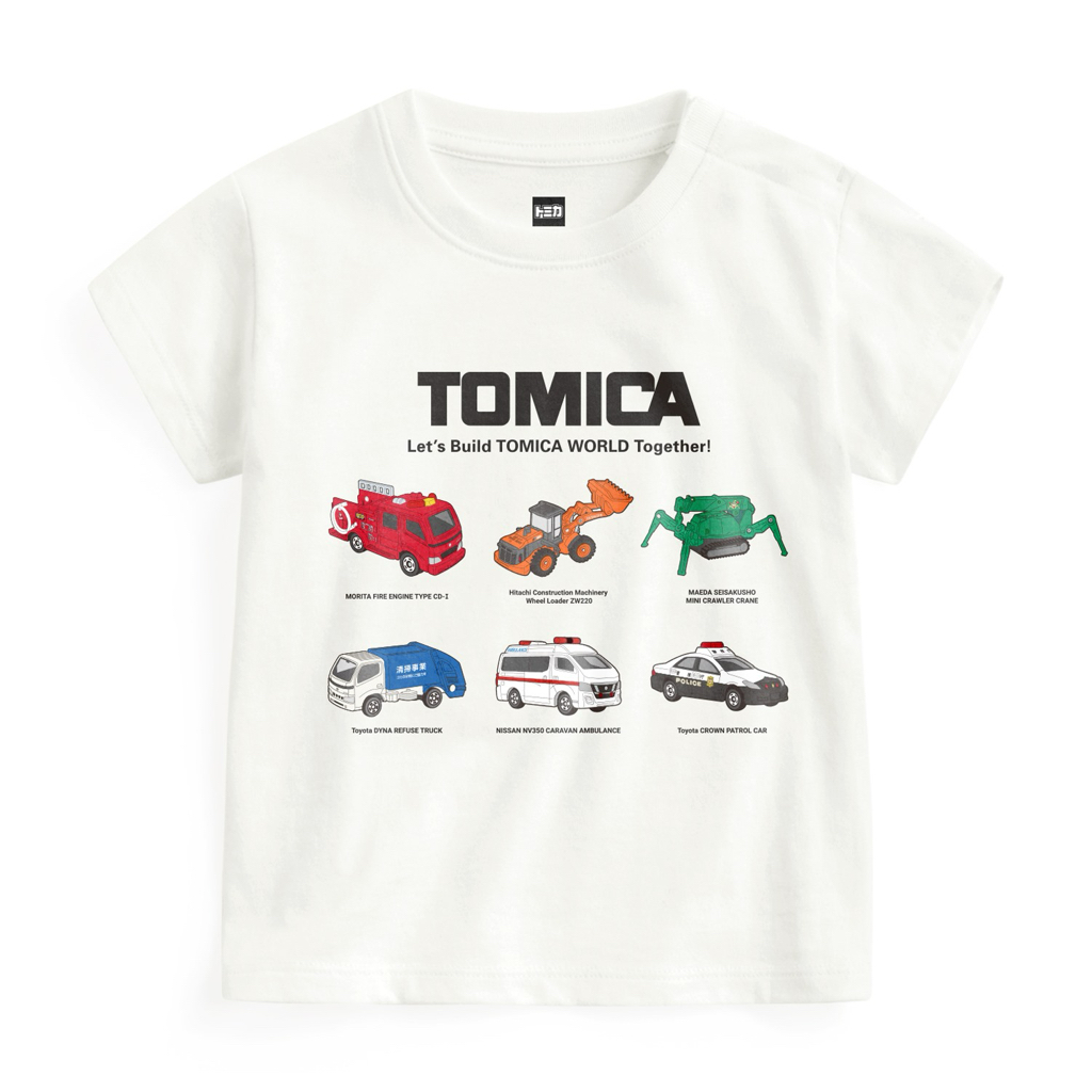 💚預訂 台灣直送💚Tomica兩色車車印花純棉短袖T恤