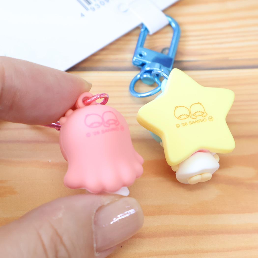 現貨｜【一套兩個】Sanrio Little Twin Stars Kiki & Lala 日版 PVC 立體 吊飾鎖匙扣 (SAC-PK-TS)