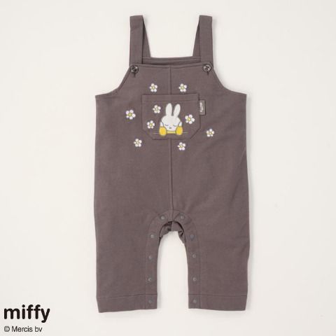 MIFFY BABY KID 小童 吊帶長褲 連身衣 深灰 70/80
