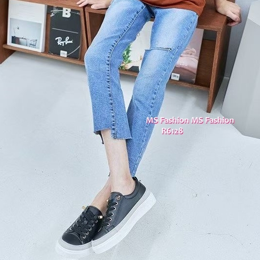 R6128 韓國🇰🇷拼色免綁帶Sneakers