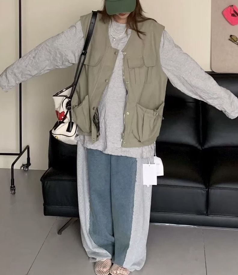 立體袋工裝馬甲