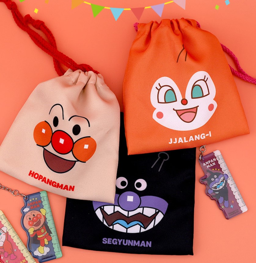  【預訂】韓國直送 麵包超人 Anpanman 索繩束口袋