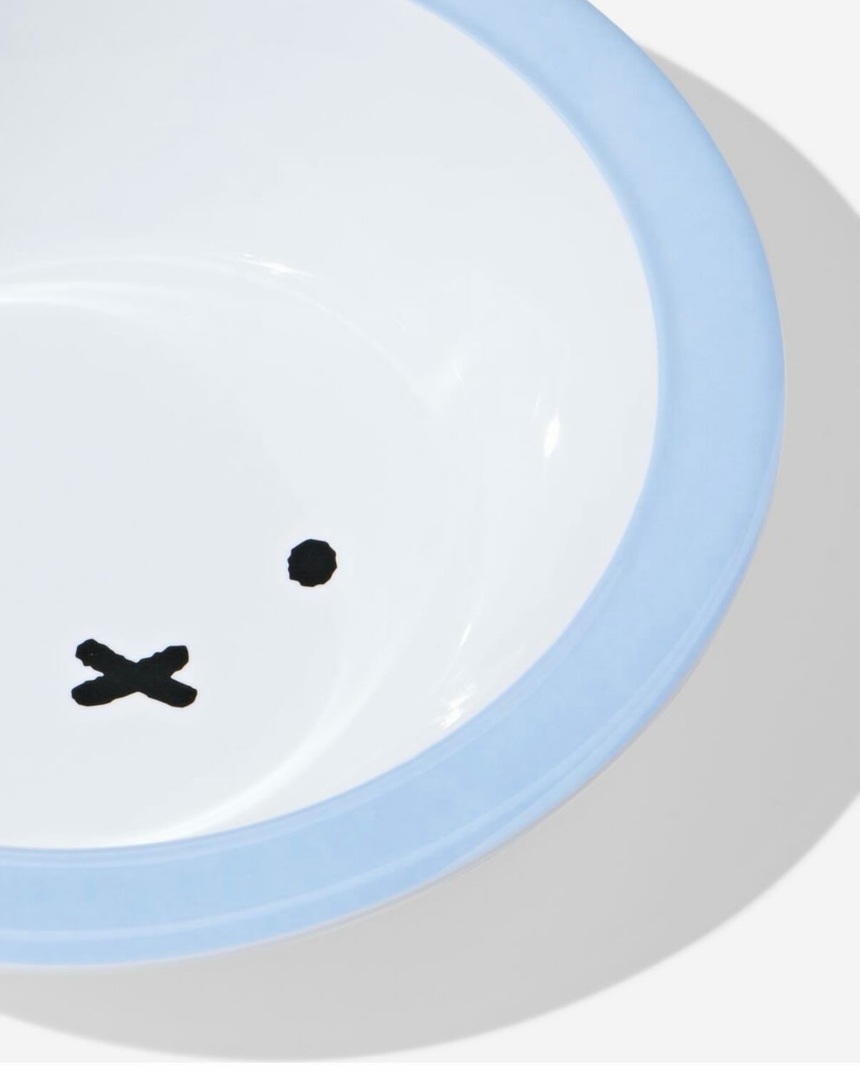 Miffy plastic bowl (blue)