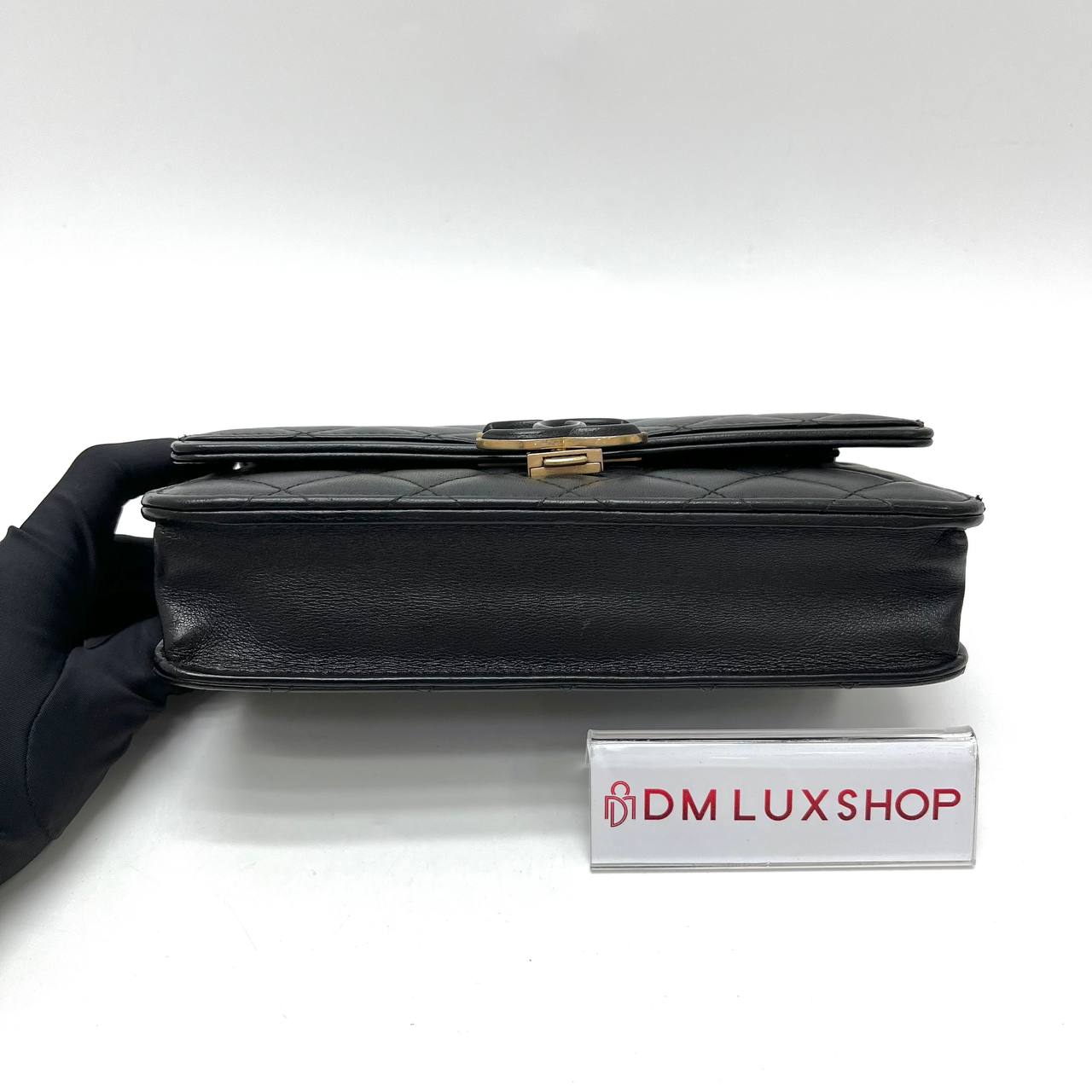 Chanel Black Lambskin CC WOC (Serial 28, Y: 2019)