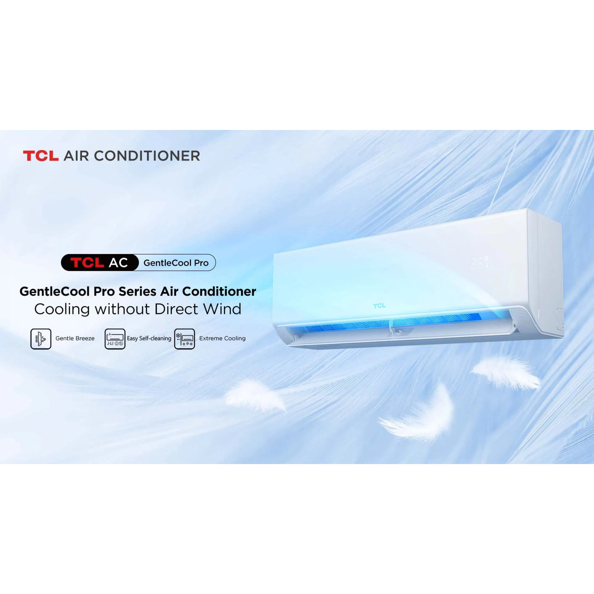 TCL 2.0HP Gentle Cool Pro Series Inverter Air Conditioner (TAC-19CSD/TPH21I)