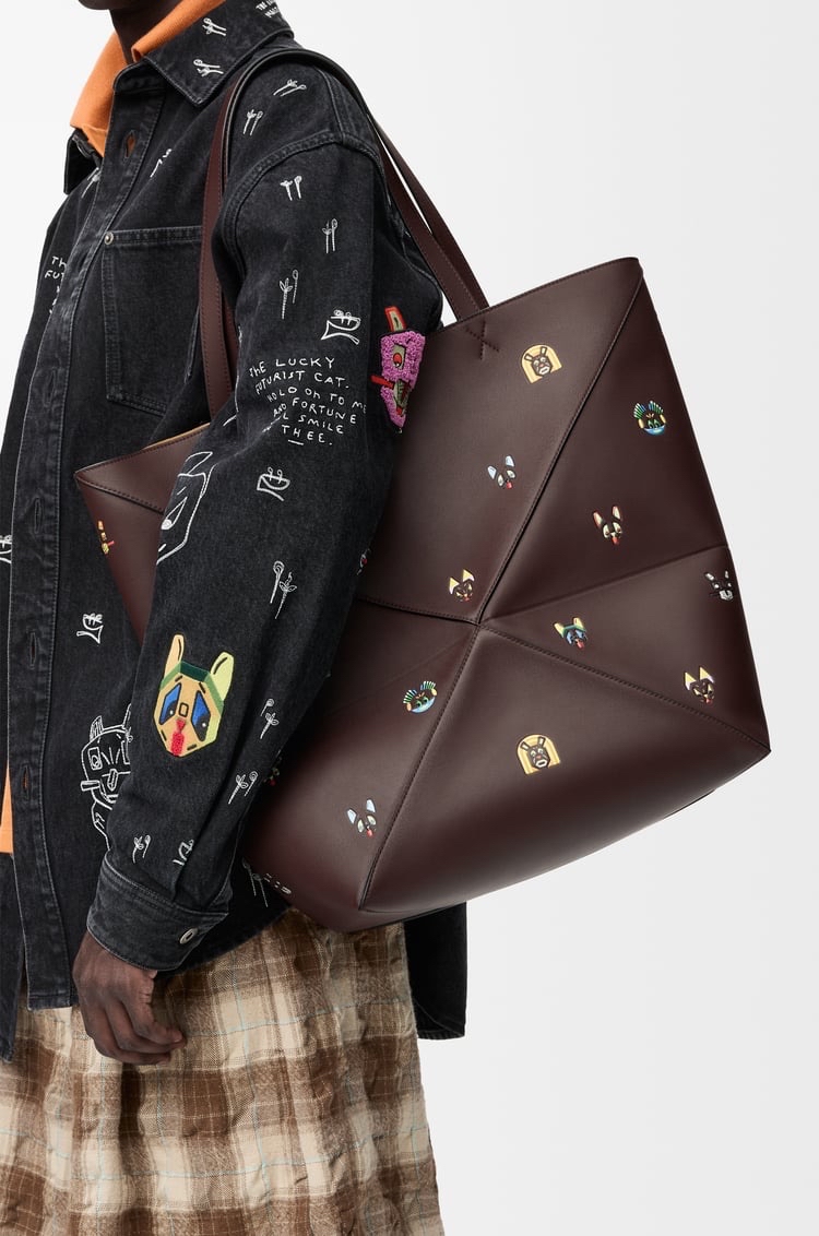 Loewe 女士 Cats XL 拼图折叠手提包均码码42cm*18cm*41cm 