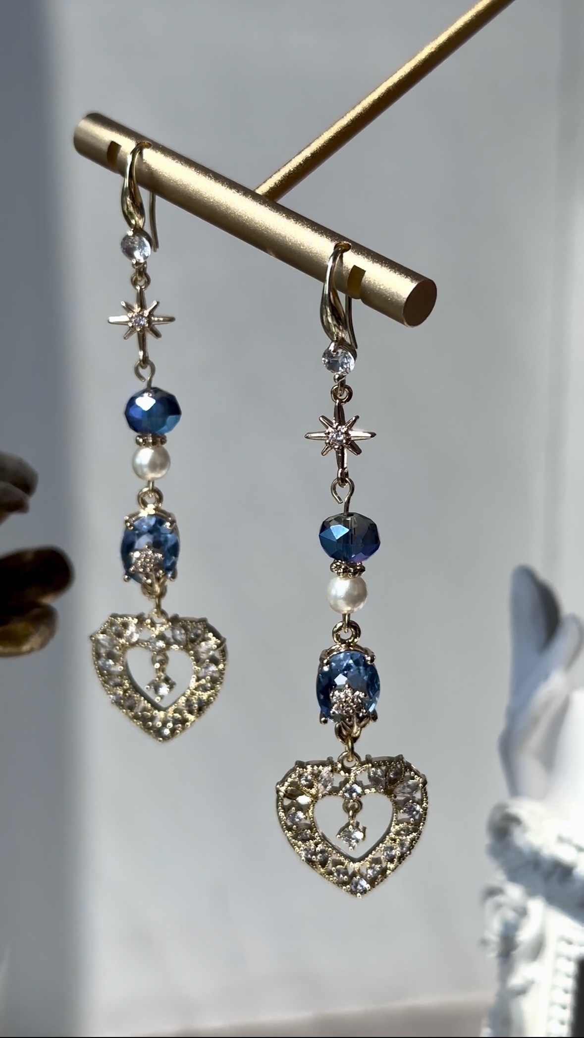 藍鑽心耳環💙