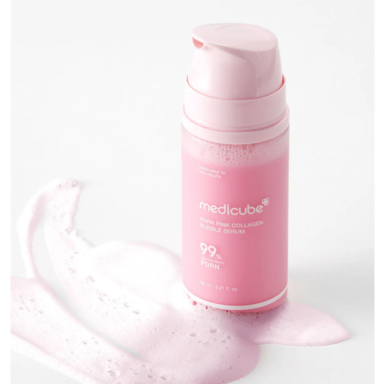 Medicube PDRN粉紅膠原泡沫精華
