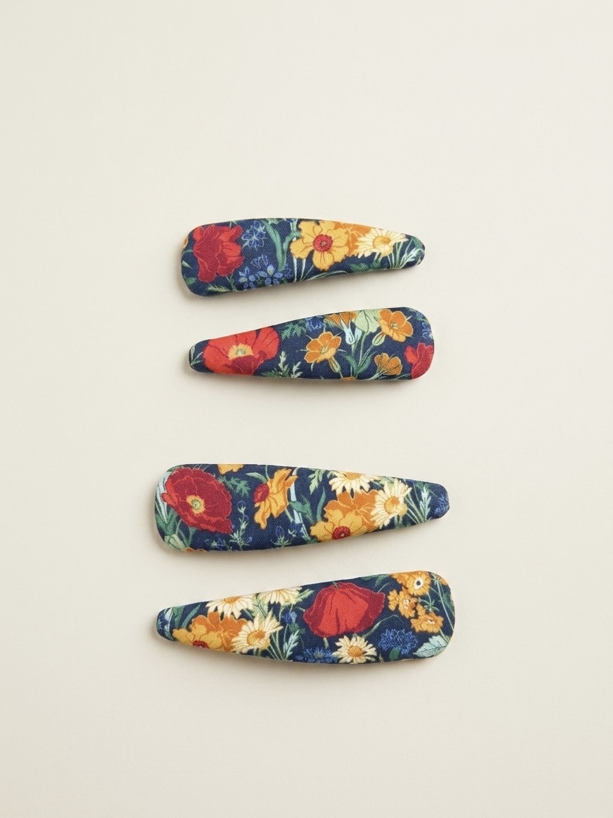 Liberty 經典繁花水滴夾（6cm / 7cm）