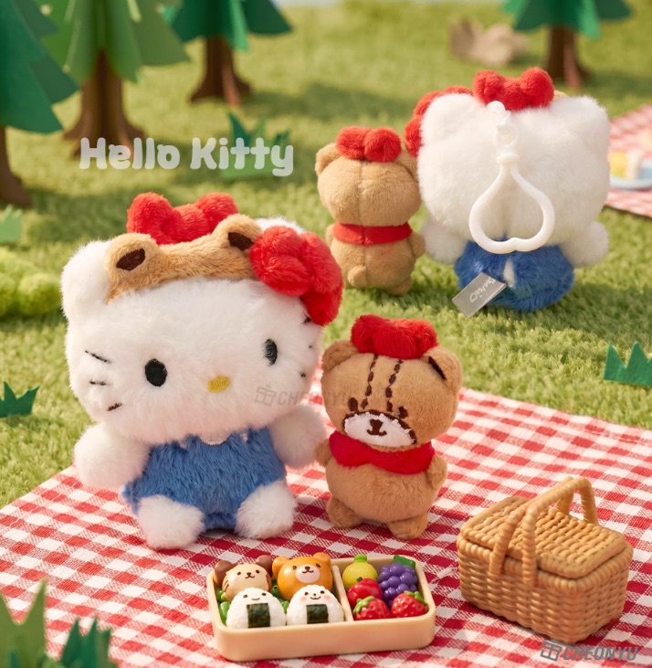 預訂 | 韓國版 SANRIO 好朋友野餐系列公仔掛件