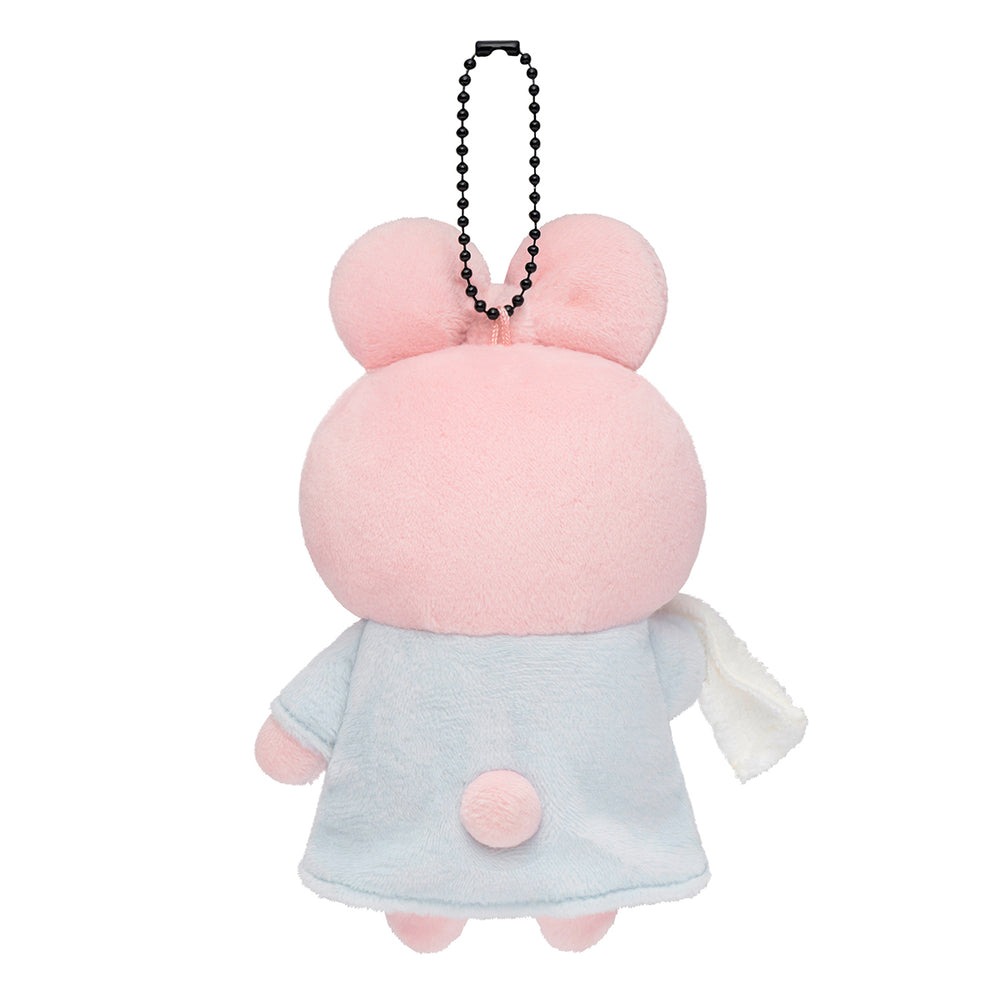 現貨｜Toraebi 小白虎與黑虎蝦 剛起床的兔兔醫生 日版 吊飾 毛公仔 掛件 (384694)