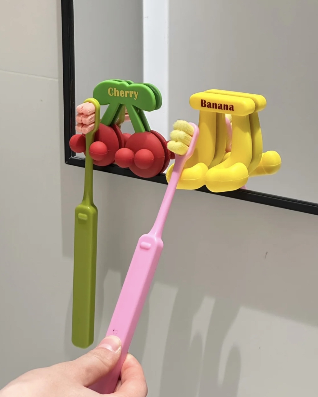 水果牙刷架 