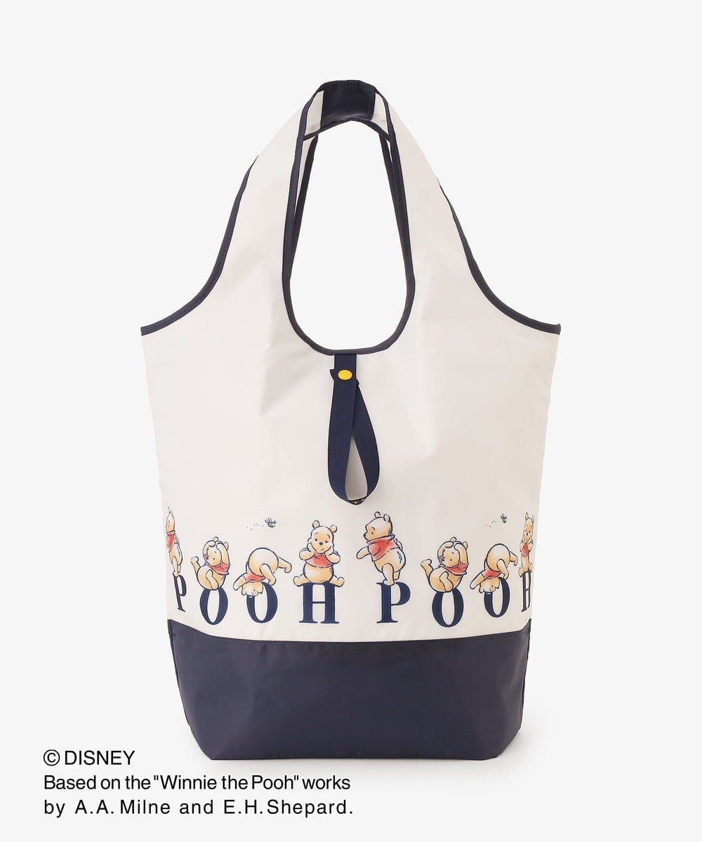 [訂購] [日本直送] 🍯 Afternoon Tea Disney Collection「Winnie the Pooh」摺疊保冷購物袋 L   {TF260757}