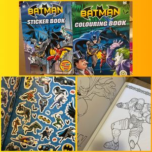 Batman-Sticker-Book-Colouring-Book | THREE TINY BEARS Retail and Wholesale