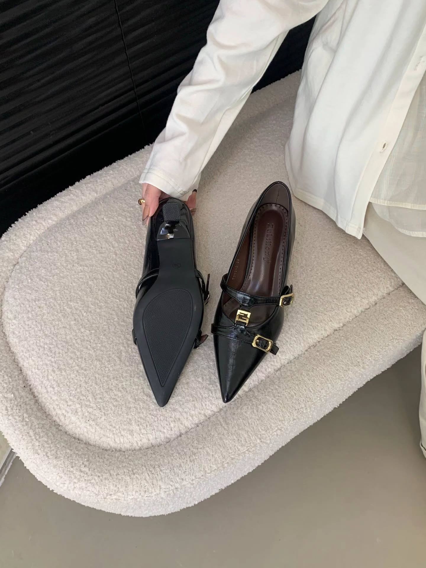 7388-2 法式气质玛丽珍高跟鞋🇨🇳