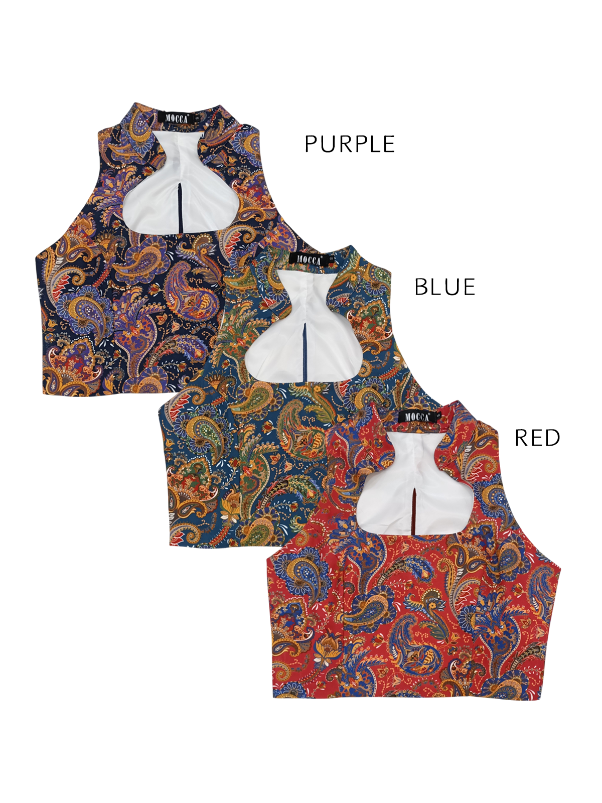 Heritage Bloom Cut Out Top M227