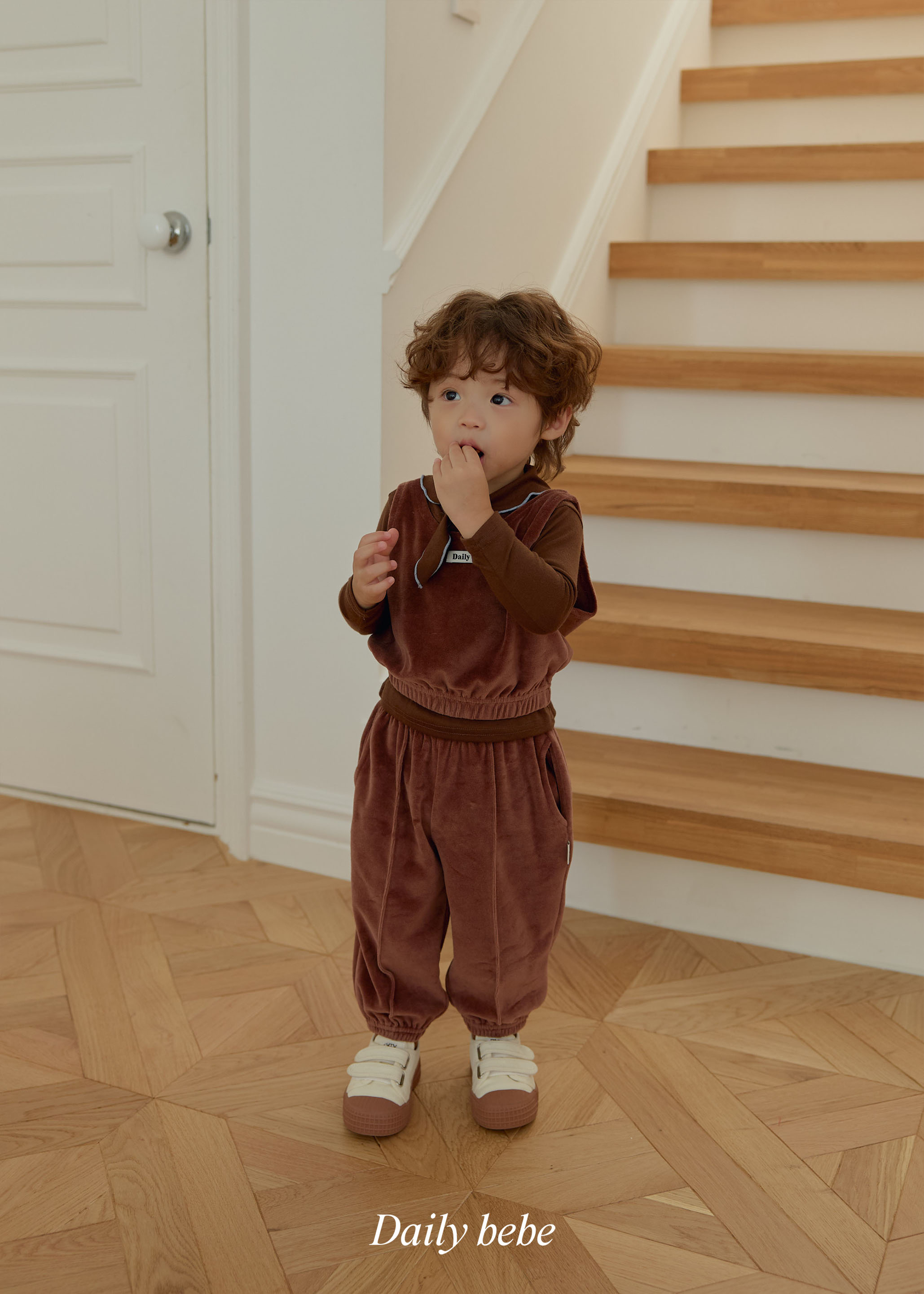 Dailybebe | Velour Matching Set