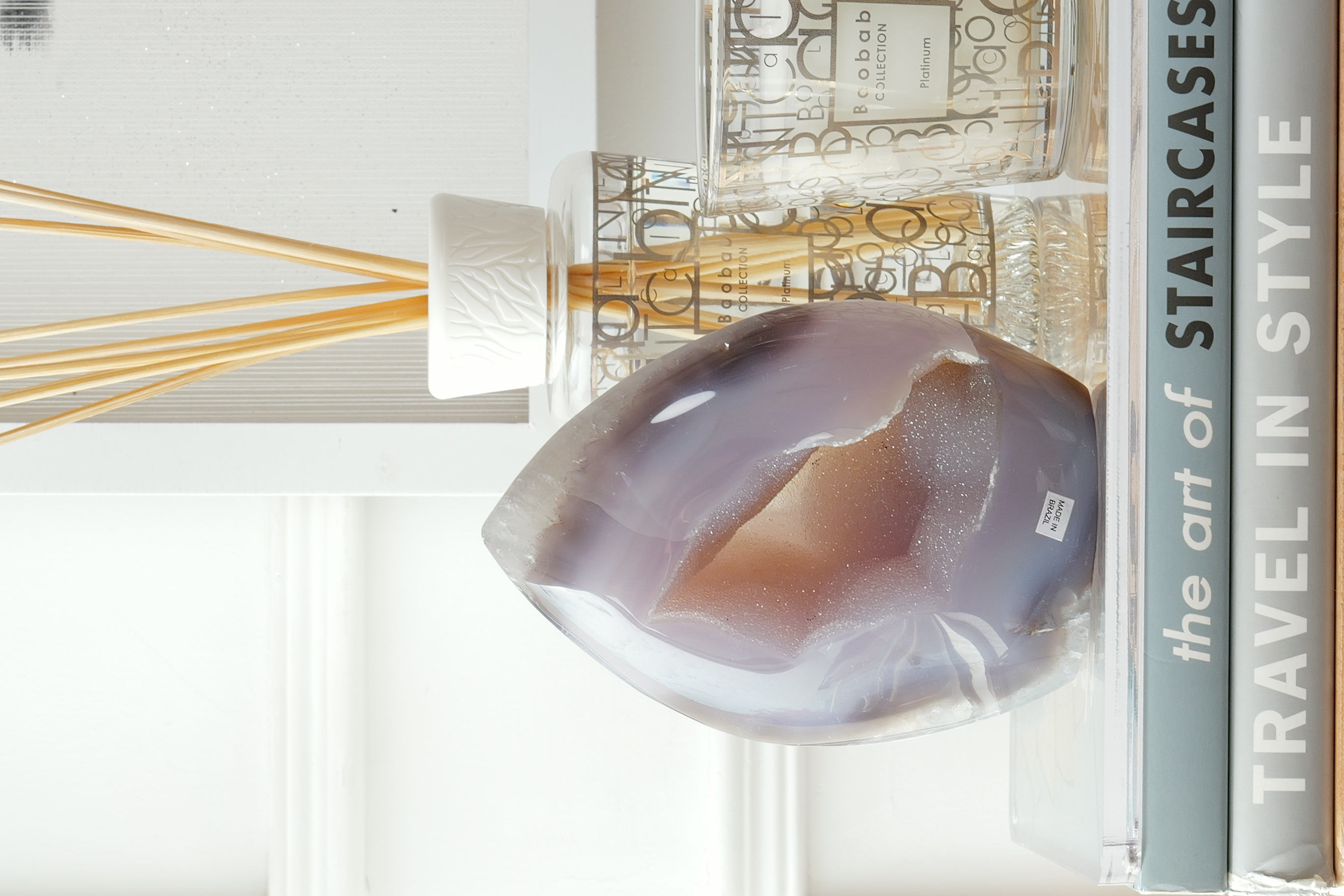  ༒14.6cm沙糖瑪瑙火焰柱༒ 9608C13sGNJ5-RB28*5TT