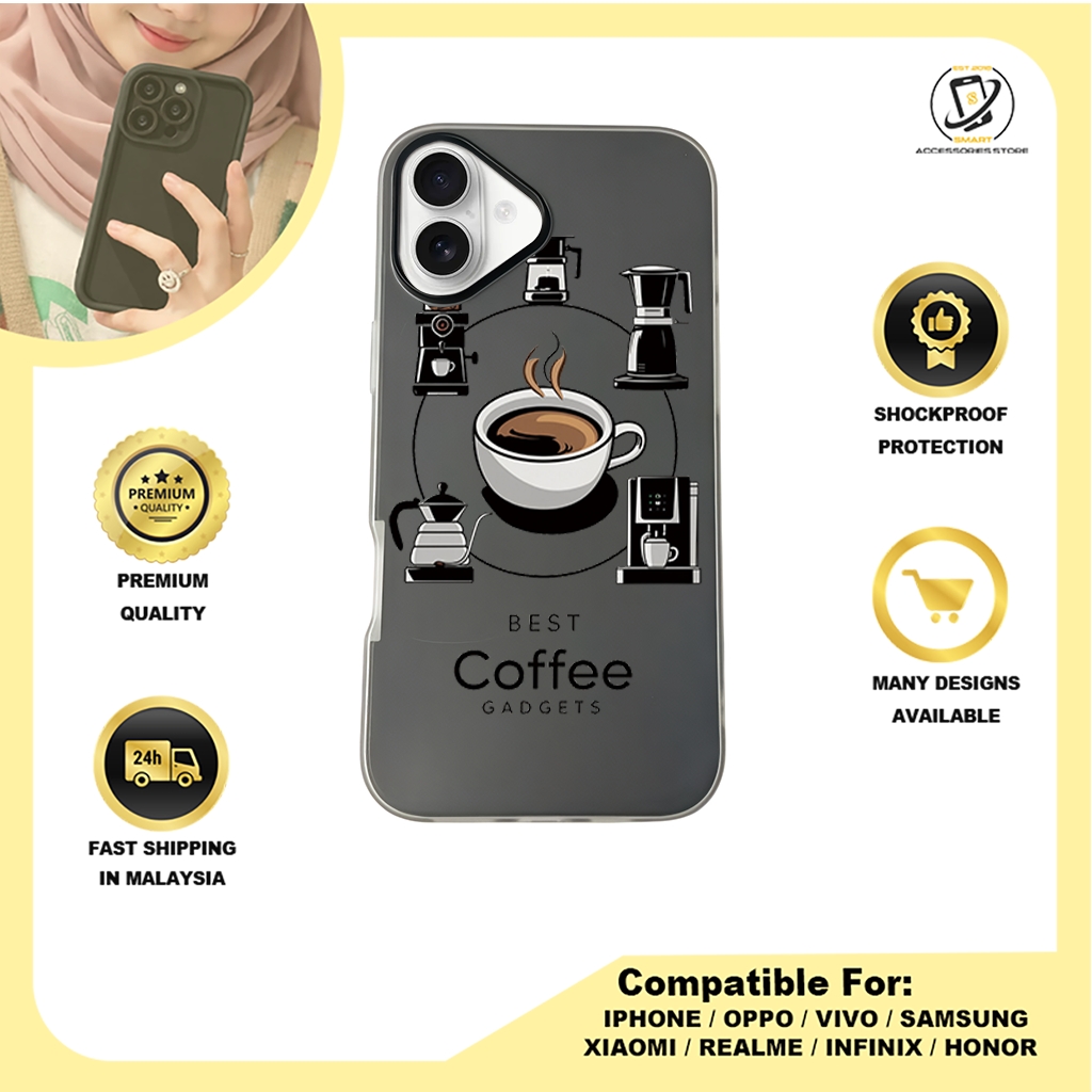 JELLY CASE PHONE FOR IPHONE - DESIGN COFFEE C