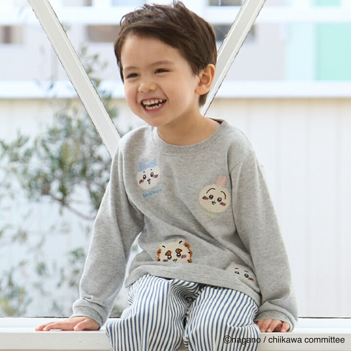 🇯🇵預訂 日本直送🇯🇵 Petit Main x Chiikawa系列四色人物刺繡長袖上衣