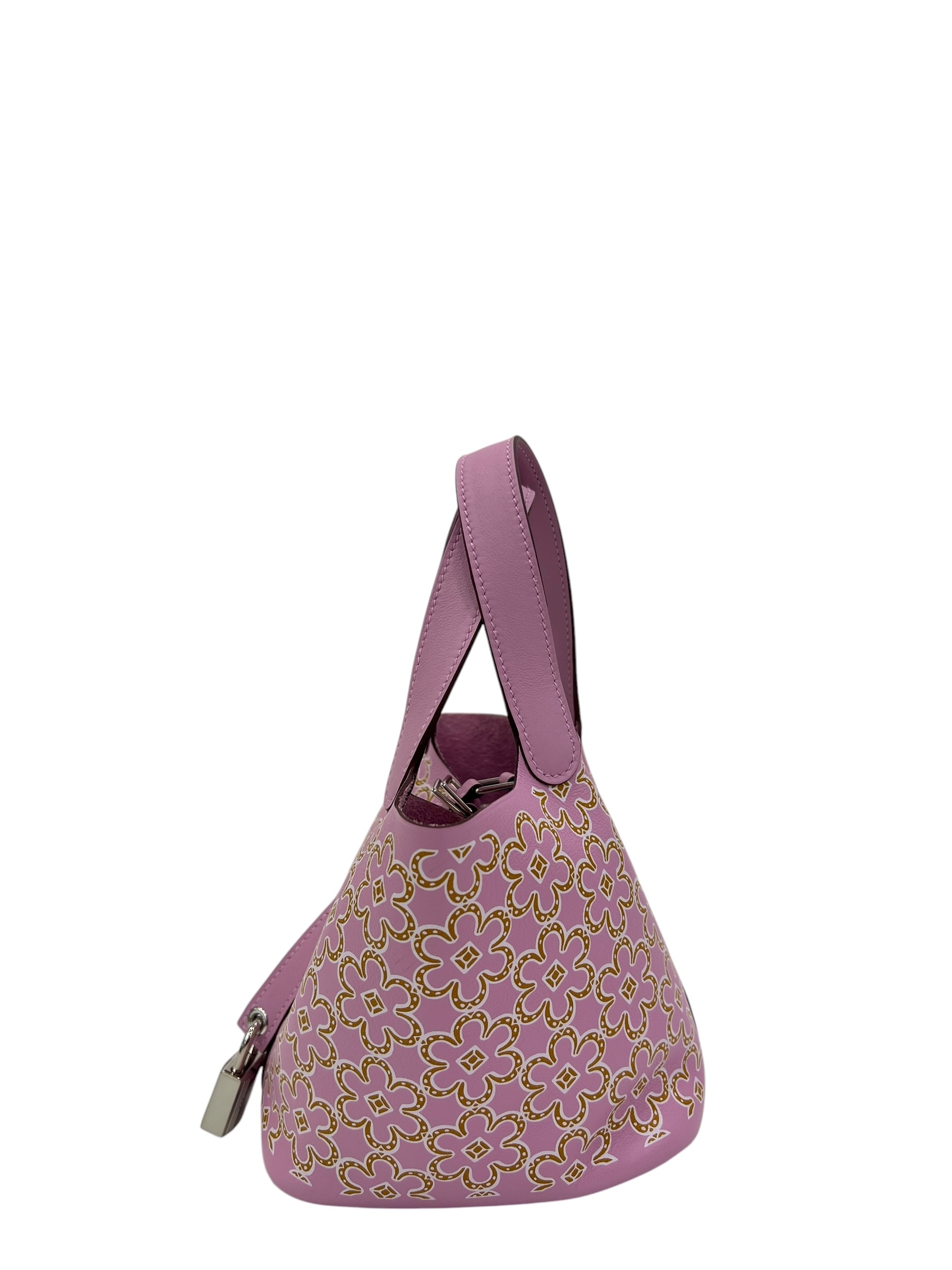 Pre-Owned HERMÉS Micro Picotin Lucky Daisy Stamp U /  Product Code: 061506