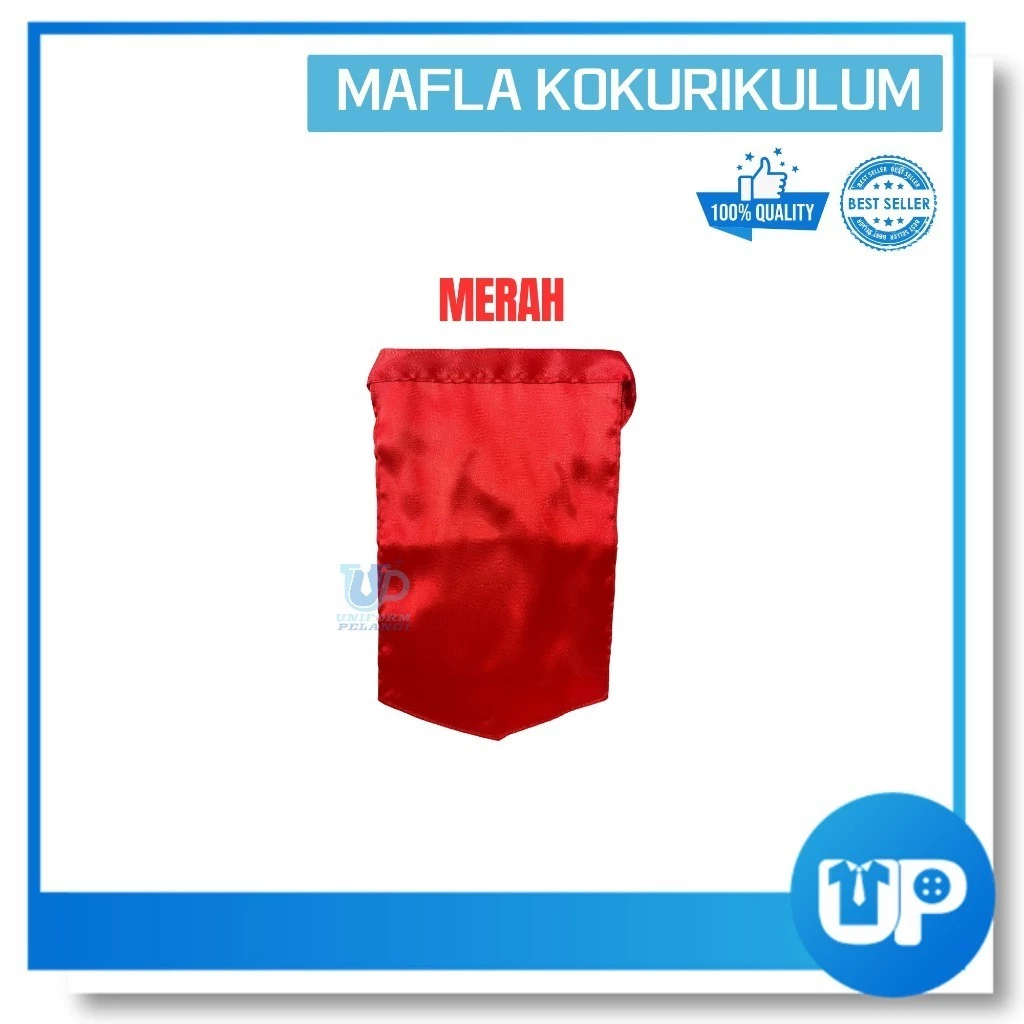 Mafla Kawad Sekolah Kadet Persatuan Uniform Kokurikulum Merah Biru Tua Biru Merah Putih Kuning