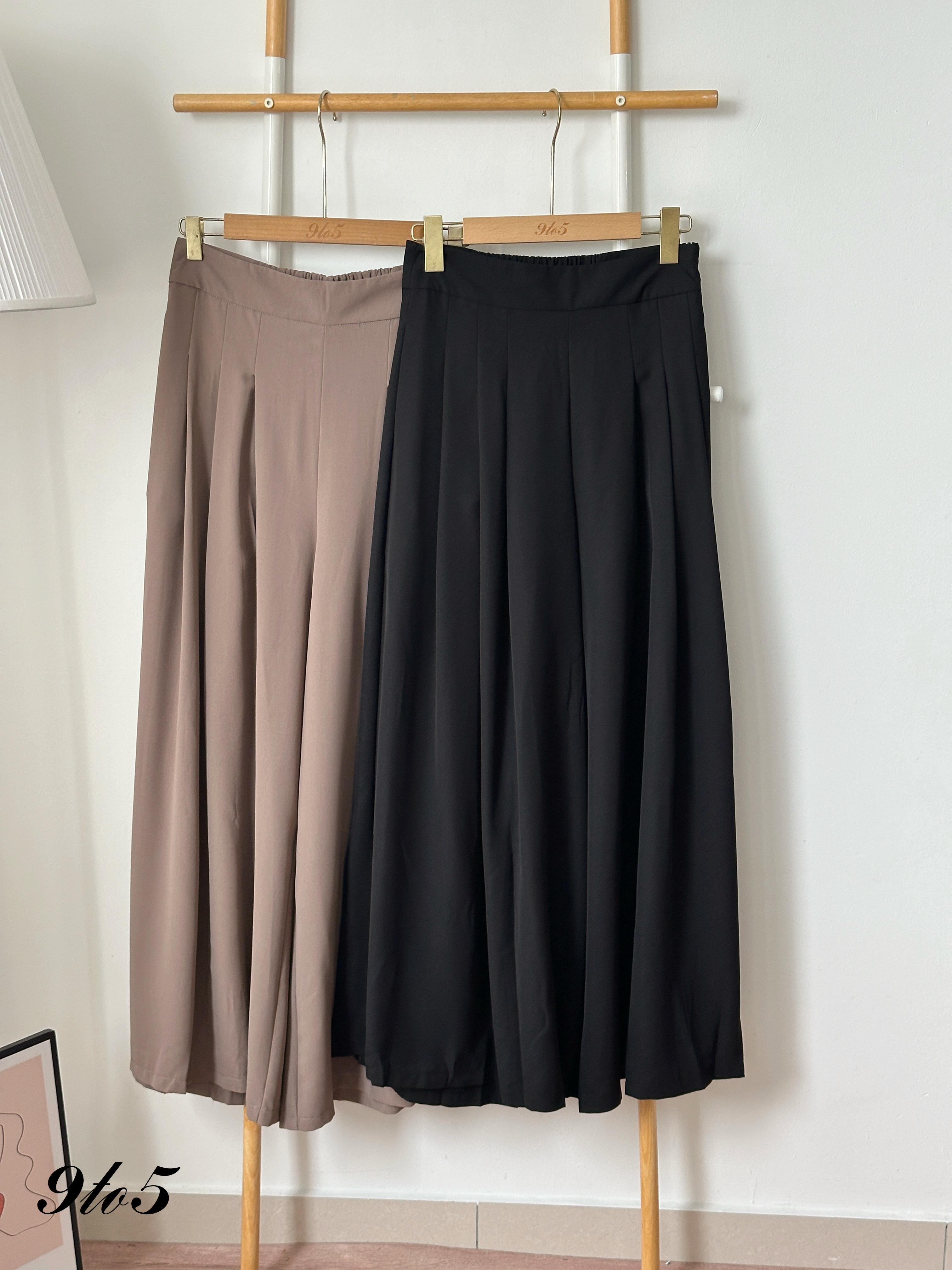 S2005 Wide Leg Long Pants - 3 Colors 
