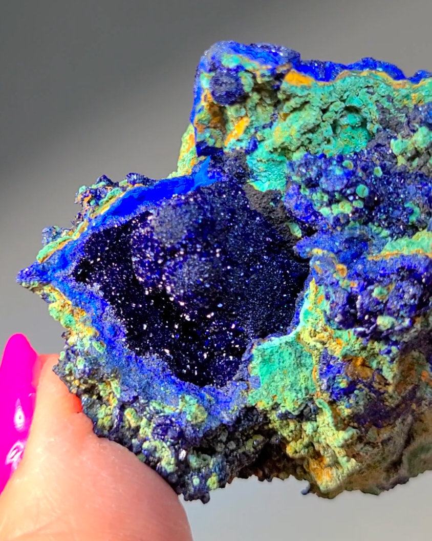 Azurite malachite chrysocolla specimen - AZ16