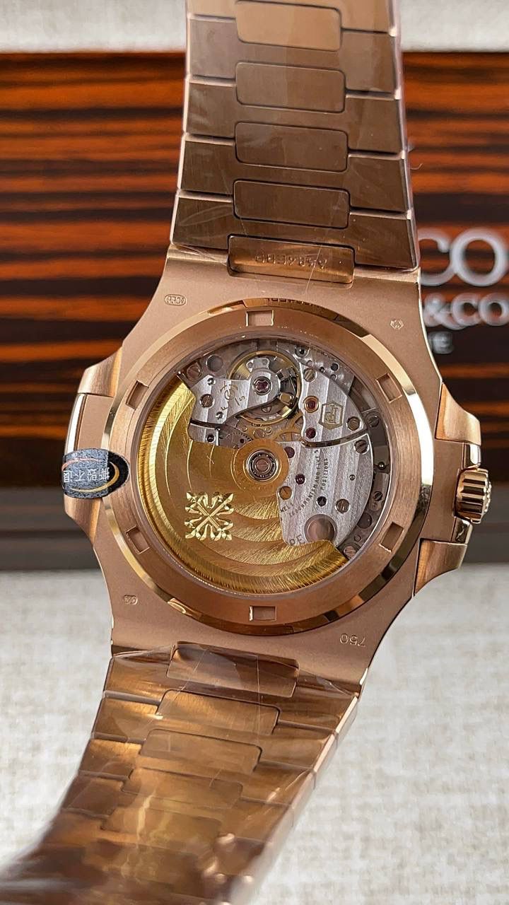 百达斐丽玫瑰金鹦鹉螺灰盘系列！搭配324一体机！😍💯🤍