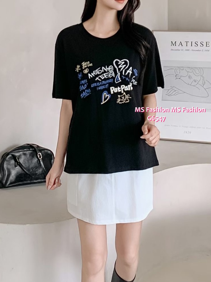 G6547 靚print tee