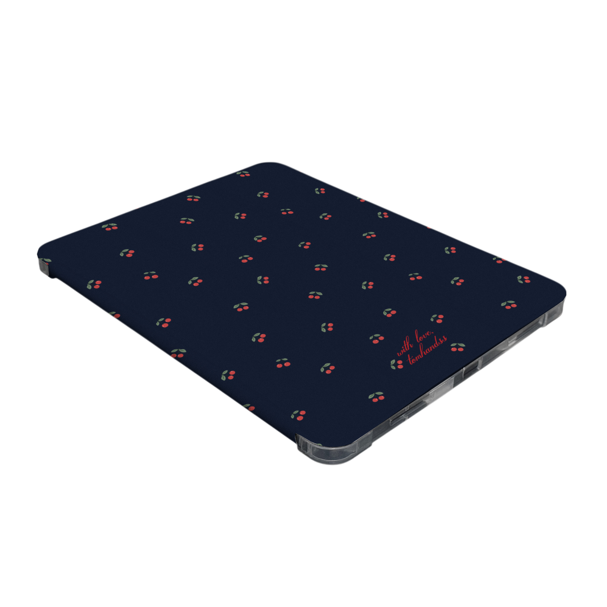 【Navy X The Ruby Reds】透明磨砂書本式 iPad Case