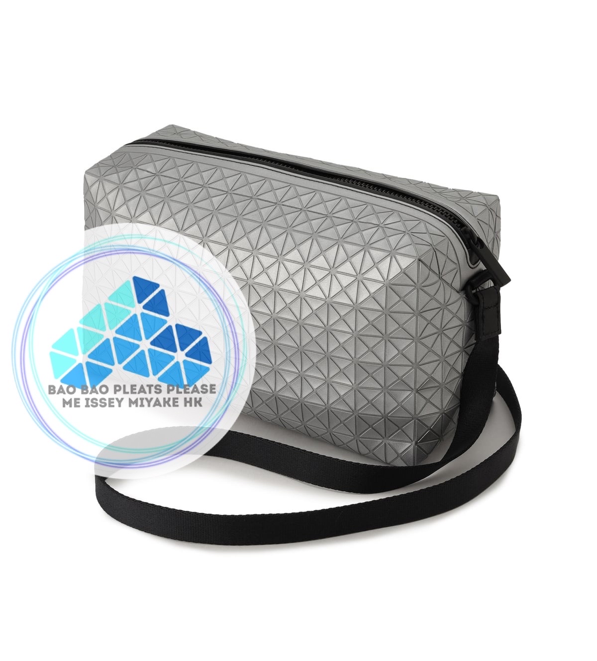 Kuro 相機包型斜孭袋反光銀色saddle crossbody bag Reflector silver 